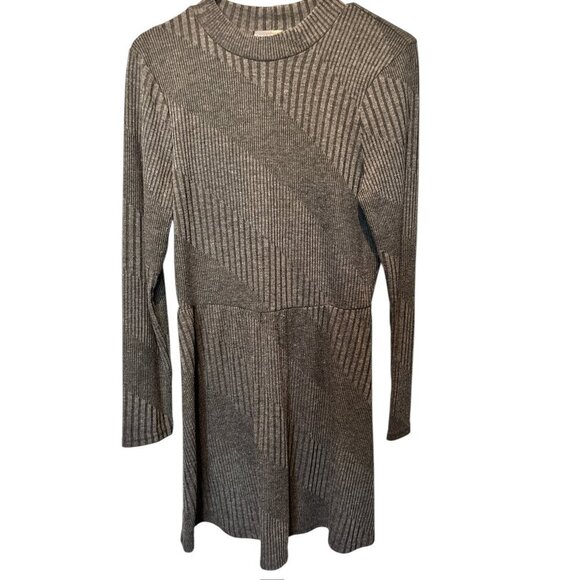 Society Girl Women's Long sleeve Grey Dress - Picture 2 of 9